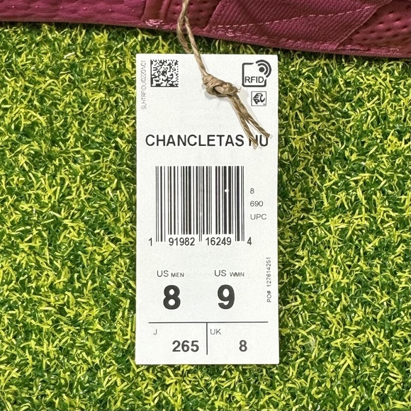 Adidas Originals Pharrell Chancletas HU Size 8 Boost Slides Pink FV7289 - Picture 6 of 6